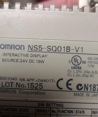 OMRON NS5-SQ01B-V1 / NS5SQ01BV1