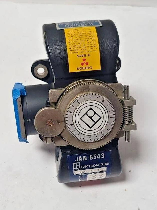 PULSE MAGNETRON ELECTRON TUBE JAN-6543 TYPE 6543 MFG LITTON
