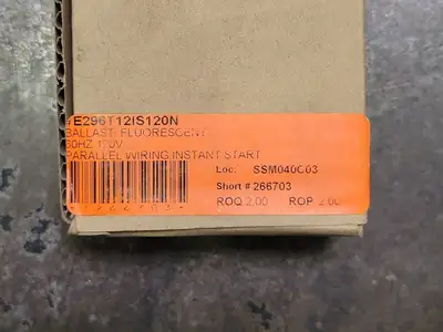 NEW STANDARD E296T12IS120/N