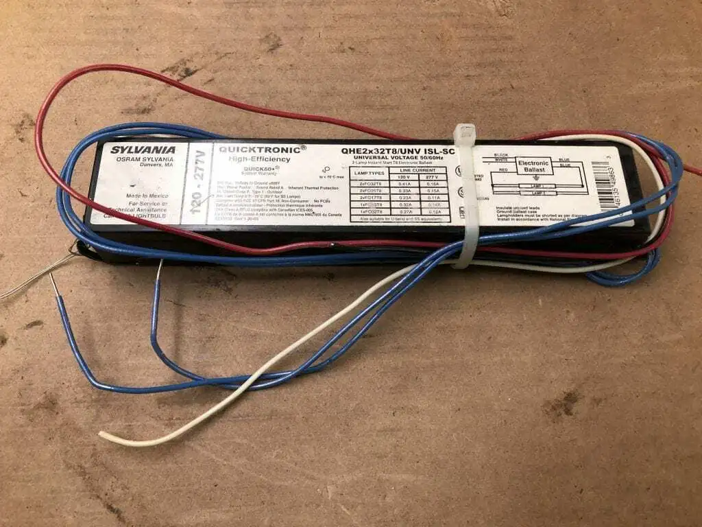 Sylvania QHE2x32T8/UNV ISL-SC 2-Lamp Instant Start T8 Ballast 120-277V 60Hz