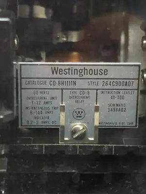 Used WESTINGHOUSE C0 8H111N Miscellaneous Equipment (Electrical & Power) Ohio US | Surplus Asset Holdings #1364028