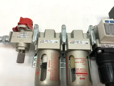 USED SMC PNEUMATIC ASSEMBLY