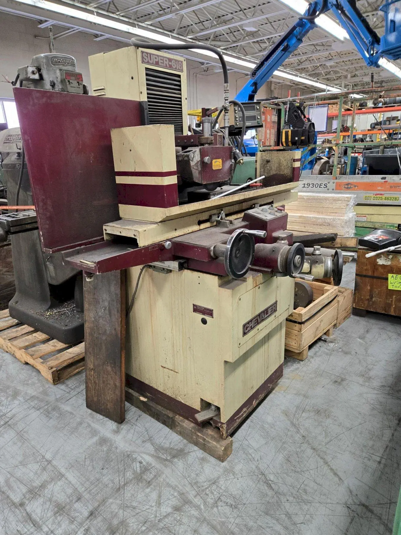 6" x 18" CHEVALIER SUPER 618 HYDRAULIC AUTOMATIC HORIZONTAL SURFACE GRINDER: YOBRO #24977