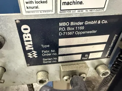 2007 MBO ASP66L-2ME Paper Folder System Label Forms & Direct Mail Machinery | Machinery Solutions Group, Inc. (6)
