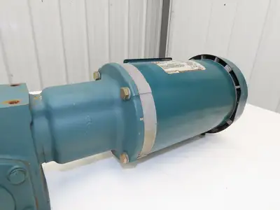 Reliance P14G9256H Gearmotor 12:1 Tigear Reducer 144rpm 1Hp 230/460V 143TC LH