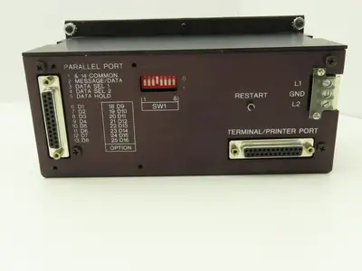 Uticor 150-115N2L16EX HMI Programmable Message Display Panel 115VAC Rev B