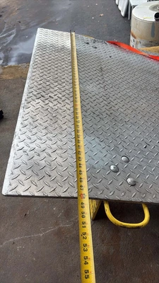 Aluminum Dock Plate 36" x 48" Material Handling | Global Machine Brokers, LLC (4)