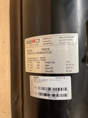 NEW Fjero HMS-S-D-125/85x/575-S