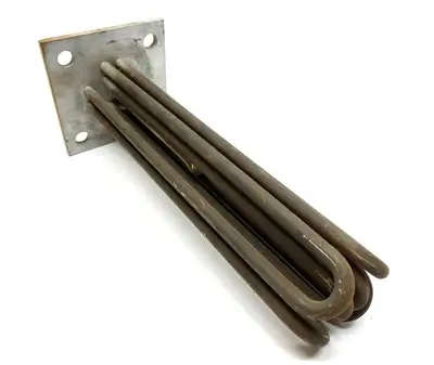 USED TEMPRO IMMERSION HEATER 6" SQUARE 5 ELEMENT 15" LONG