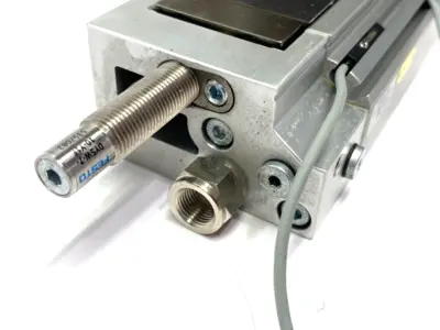 Used Festo Pneumatic Cylinder Mini Slide 16mm Bore 80mm Stroke 543980 Pneumatic Cylinders Michigan US | Maverick Industrial Sales #1390710