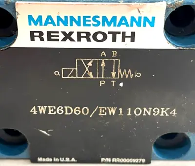 NEW REXROTH 4WE6D60/EW110N9K4 DIRECTIONAL VALVE