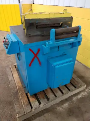 12" TUREK & HELLER HYDRAULIC SHEAR & CLAMP MACHINE: STOCK #10633