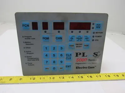 Electro Cam PS-5001-10-016-P-MCU Plus 5000 50/60Hz Programmable Limit Switch HMI