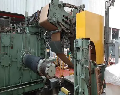 67" W (1710 mm) x .009"-.079" (.23 mm-2 mm) x 20 Ton Color Coating Line (Used)