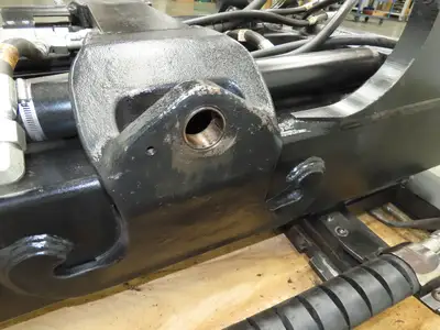 Hyster E80XN Forklift Mast Class IV 2 Stage 4 Lever 144.7" Lift 7000lb READ