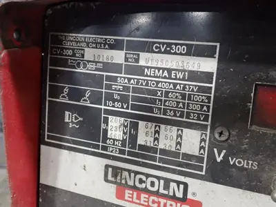 USED LINCOLN ELECTRIC CV300