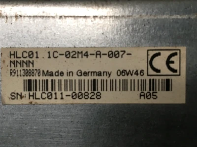 USED REXTROTH HLC01.1C-02M4-A-007-NNNN (3)-