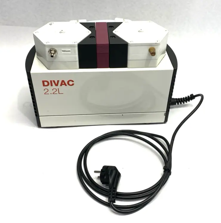 Used LEYBOLD DIVAC 2.2L DUAL-STAGE DRY COMPRESSING DIAPHRAGM VACUUM PUMP Vacuum Pumps | Maverick Industrial Sales #1100090