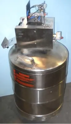 QTY. 1. LIQUID NITROGEN TANK W/ NO CONTROLLER, 50 ...