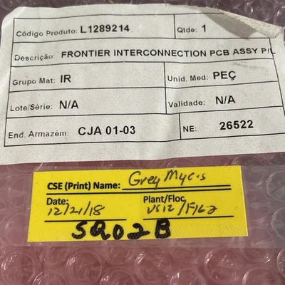 USED Perkin Elmer L128924