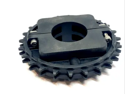 USED REXNORD 2IN I PA MOLDED NYLON SPLIT SPROCKET 24T 2" BORE IDLER