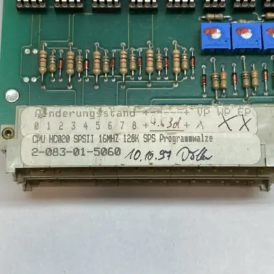 USED HOMATIC CPU MODULE HC020 SPS-BUS-MODUL SPSII REV. 04