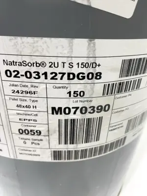 NEW NATRASORB 2U T S 150/D+ PAIL OF 150 PCS MFD: 6/29/24