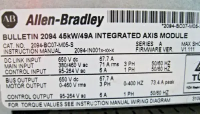 NEW Allen-Bradley 2094-BC07-M05-S