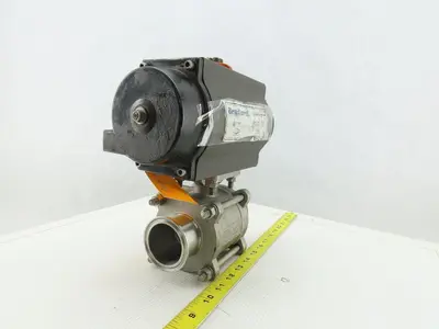 Bradford Dixon RP-BA-101-SR Pneumatic Actuator 1-3/4" Sanitary Ball Valve