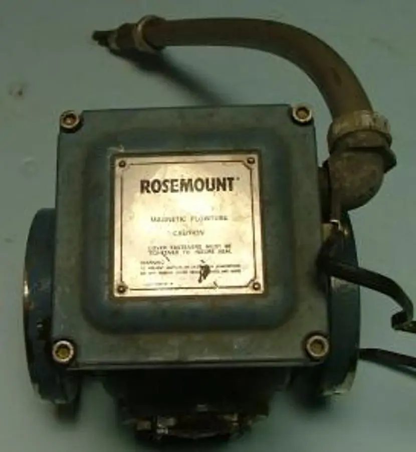 QTY. 1. ROSEMOUNT MAGNETIC FLOW TUBE TAG# 52FT-091...