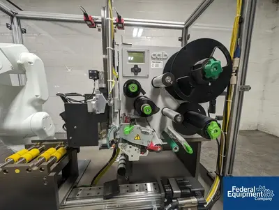 USED R+D Custom Automation R+D Custom Automation Robotic Labeler, Model Hermies+