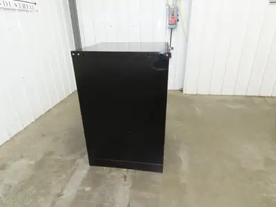 Uline Modular Steel 7 Drawer Tool Cabinet 29x29x44" Black Dividers