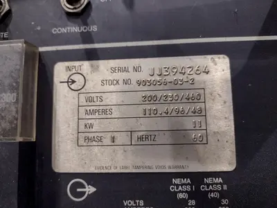 MILLER MODEL #SYNCROWAVE 250 AC/DC WELDER & RADIATOR-1 CHILLER: YOBRO #24819