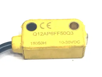 76163, Q12AP6FF50Q3 | Banner Q12AP6FF50Q3 Miniature Photoelectric Sensor 76163 - Used