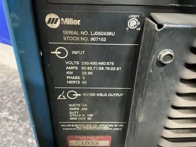 Used MILLER AXCESS 450 Welding Machinery (Other) Ohio US | HGR 24 #1278955