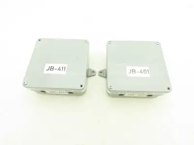 Mantissa Conveyor 000-120-17 Control Board Junction Box Package Tipper Lot of 2
