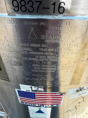 USED 1990 PRECISION STAINLESS 9837-16