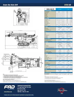 New | in-Stock 2026 FURUKAWA DCRL130 ROCK DRILL Drill Rigs Pennsylvania US | East West Machinery & Drilling #1417667