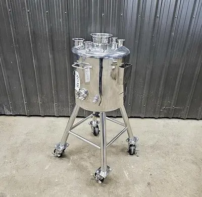 Used 20 Gallon Tank (Vessel), 316L Stainless Steel, Full Vacuum