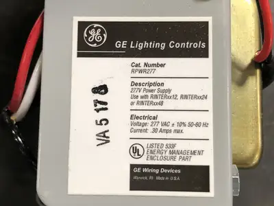 USED GENERAL ELECTRIC RPWR277