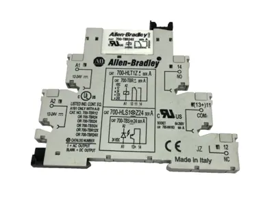 USED ALLEN-BRADLEY SER. A TERMINAL BLOCK RELAY W/ 700-TBR24X SER. A RELAY