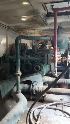 USED EMSCO F800 TRIPLEX MUD PUMP