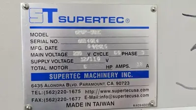 2015 SUPERTEC G20P-50NC Universal Cylindrical Grinders (Equipt) | Mohawk Machinery (10)