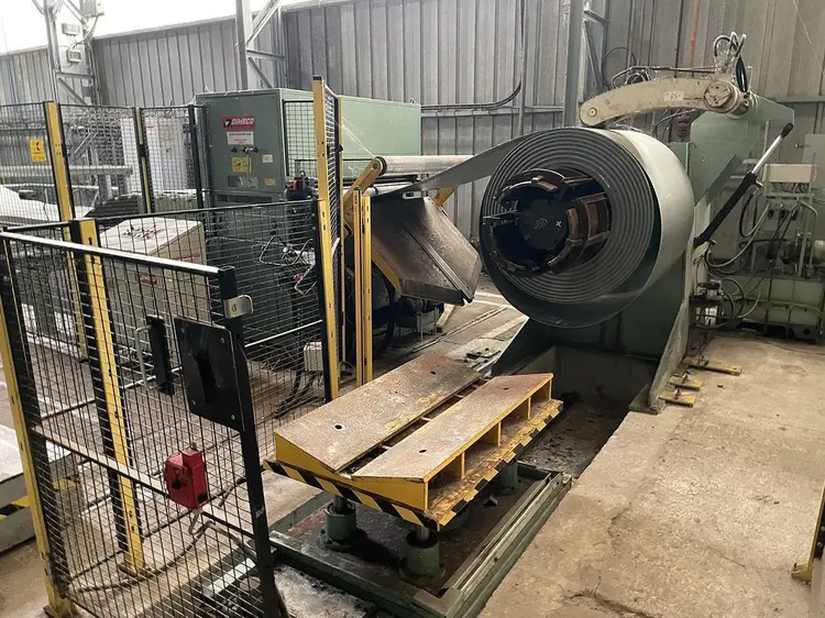 Used DIMECO DECOILER & STRAIGHTENER 1000 X 6 MM Coil Straighteners | Apt International N.V #373202
