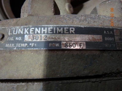 Lunkenheimer 6", Class 300, WCB, Gate Valve