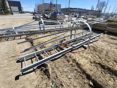12ft. Steel Caged Ladder