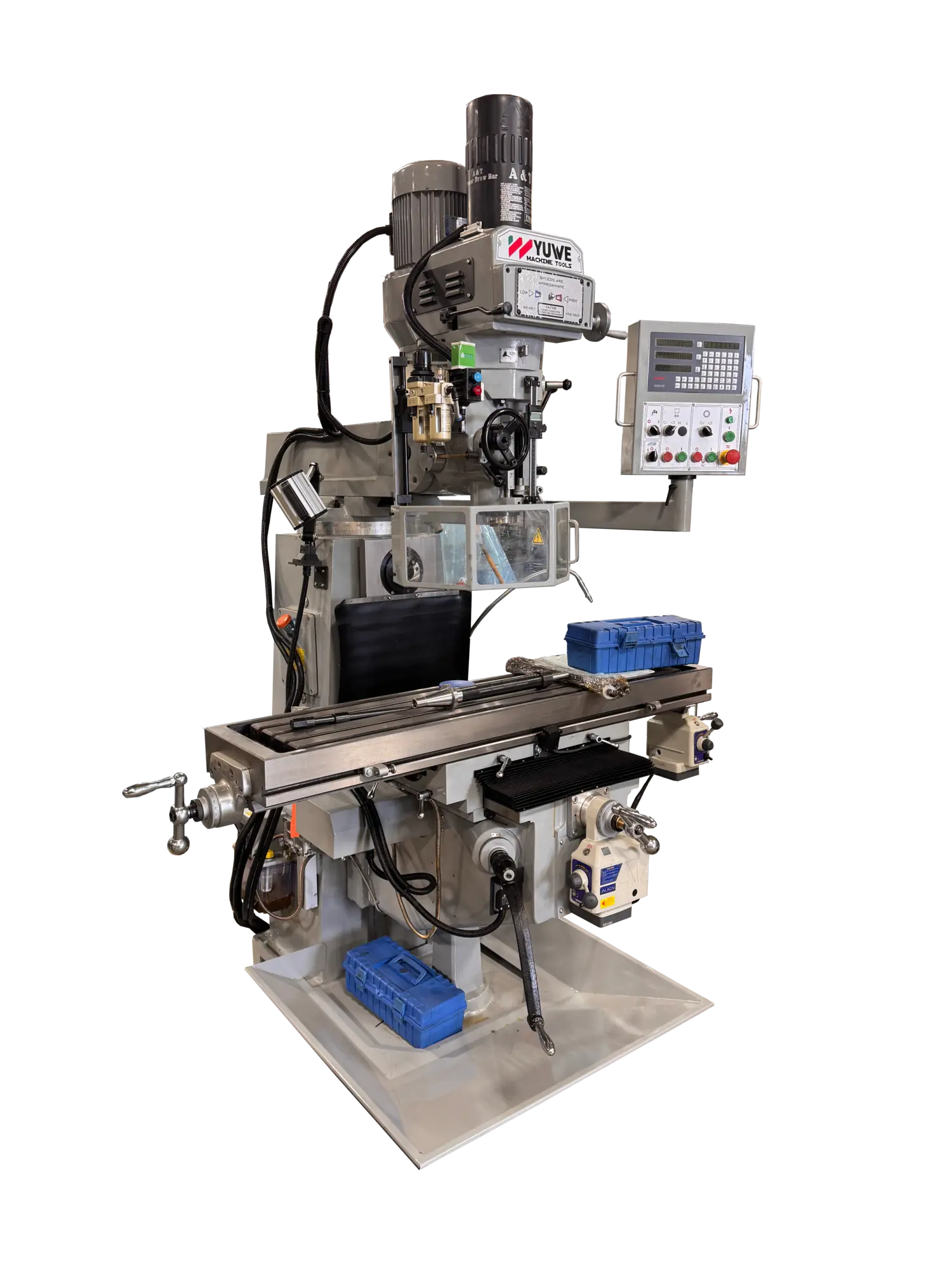 YUWE TM330H Bridgeport Style Horizontal & Vertical Milling Machine