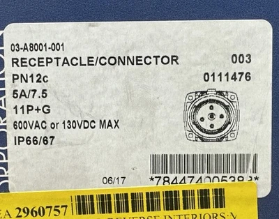 NEW Meltric 03-A8001-001