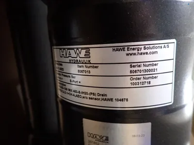 Used 2022 HAWE HYDRAULIK _UNKNOWN_ Pumps Ohio US | HGR 24 #1144879