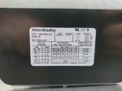 Used Allen-Bradley 1492-PD31123 Electrical Panels South Carolina US | Palmetto Automation #1157920